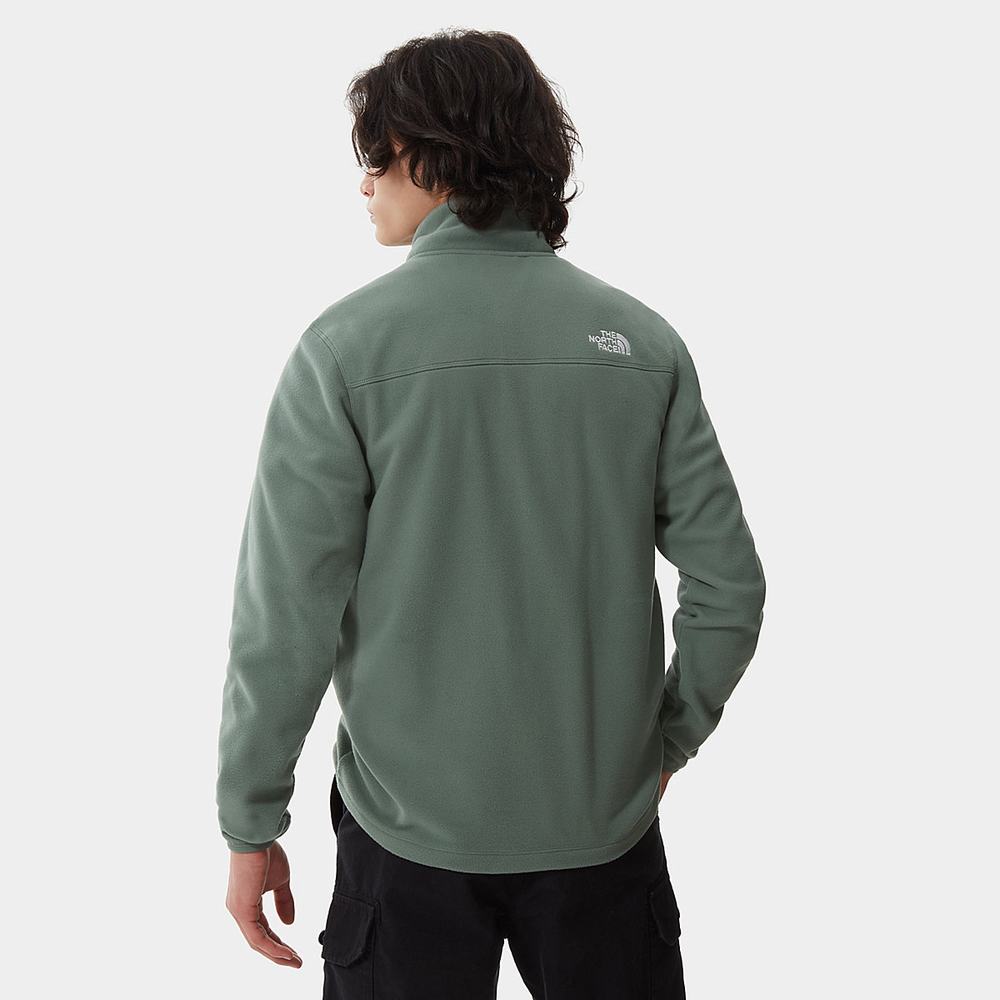 Fleece Mikiny The North Face Homesafe Full-Zip Panske Zelene | QSX-638417