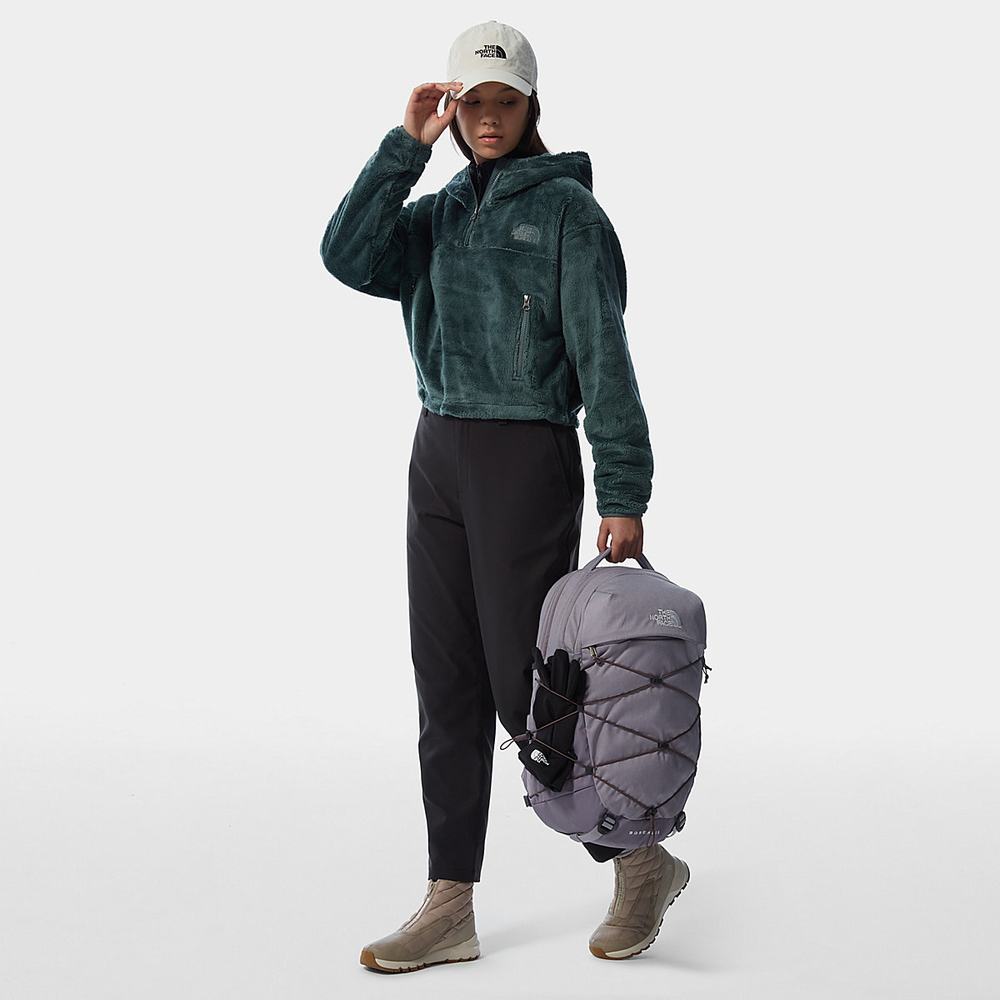 Fleece Mikiny The North Face Osito Cropped Damske Zelene | QMR-418067