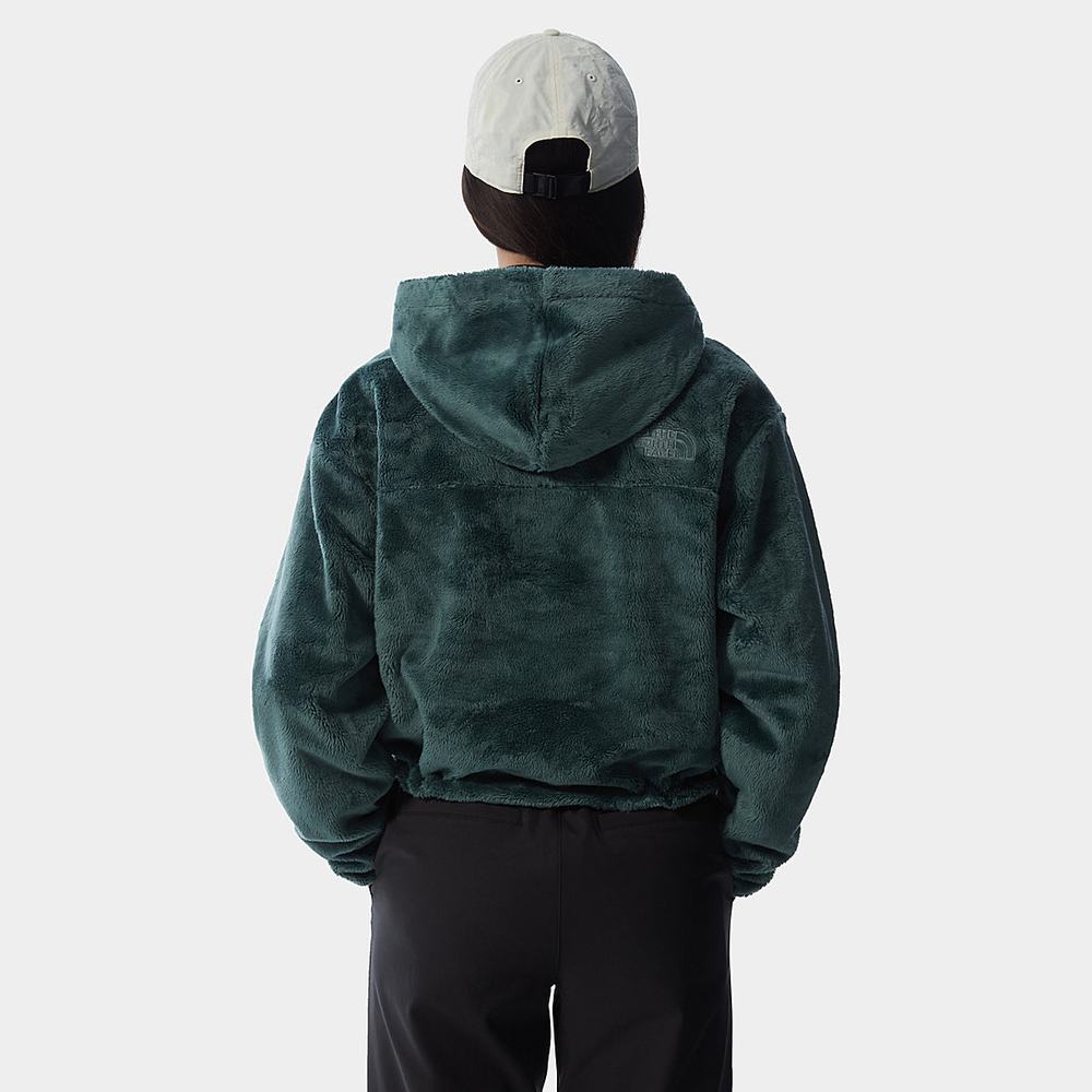 Fleece Mikiny The North Face Osito Cropped Damske Zelene | QMR-418067