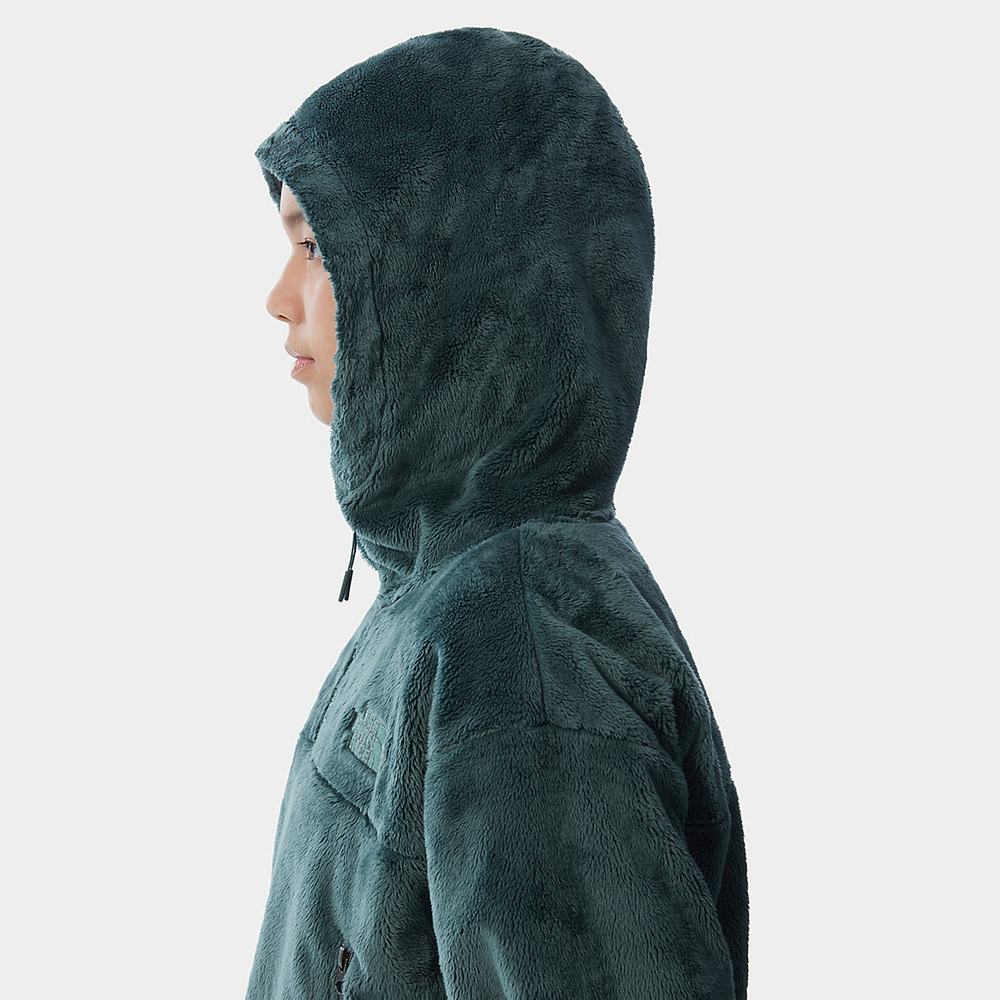 Fleece Mikiny The North Face Osito Cropped Damske Zelene | QMR-418067