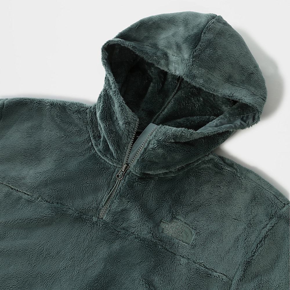 Fleece Mikiny The North Face Osito Cropped Damske Zelene | QMR-418067