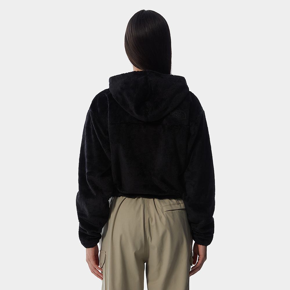 Fleece Mikiny The North Face Osito Cropped Damske Čierne | RAL-305178