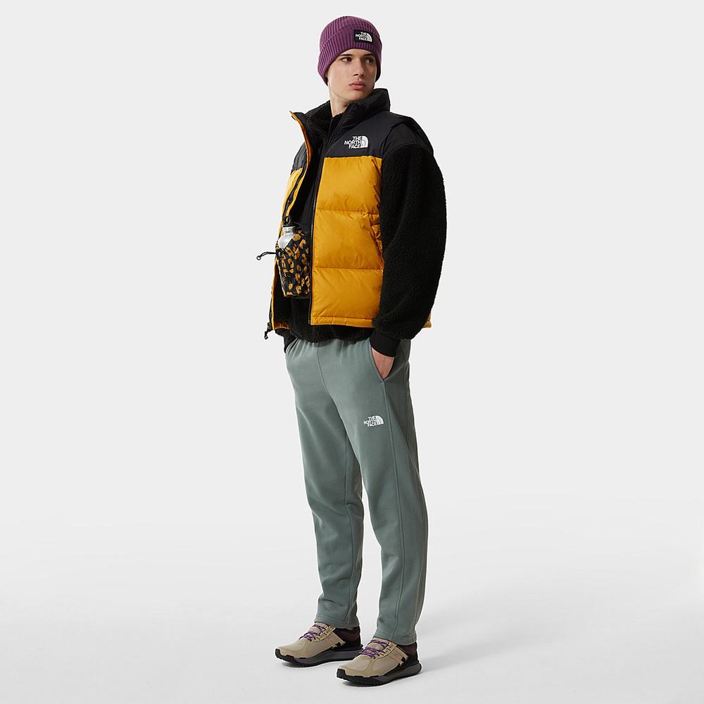 Fleece Mikiny The North Face PLATTE SHERPA ¼ ZIP Panske Čierne | MLJ-981436