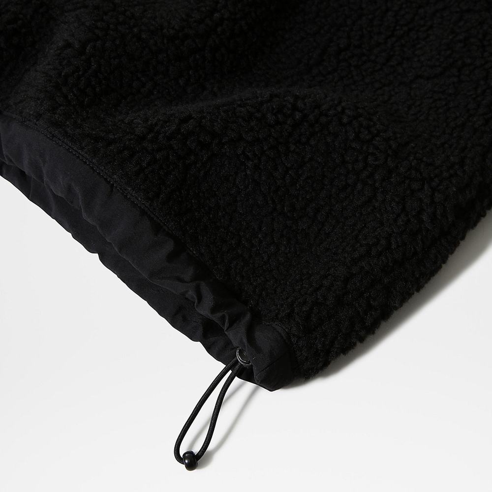 Fleece Mikiny The North Face PLATTE SHERPA ¼ ZIP Panske Čierne | MLJ-981436