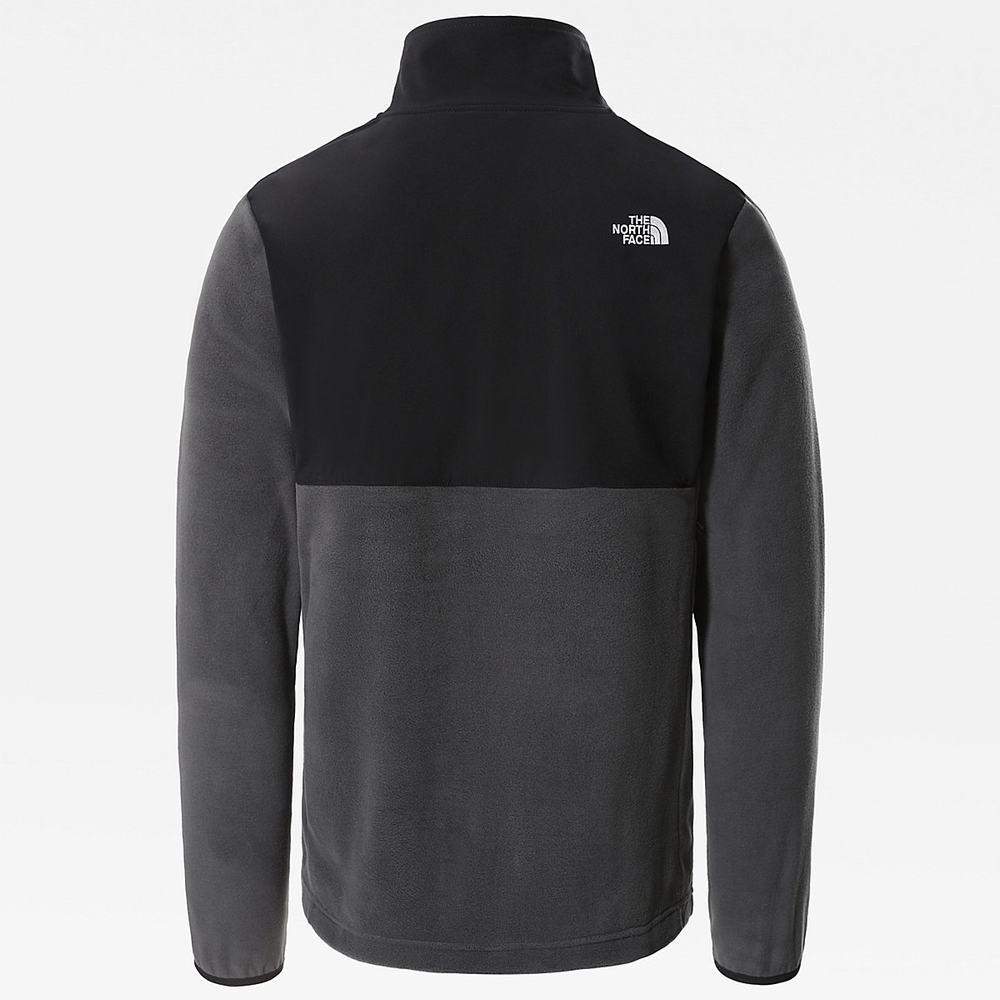 Fleece Mikiny The North Face Paramount Delta Full-Zip Fleece Panske Čierne Siva Biele | DPM-054719