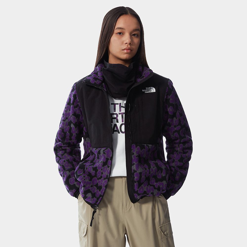 Fleece Mikiny The North Face Printed Denali 2 Damske Nachový Leopardie | JZC-645927