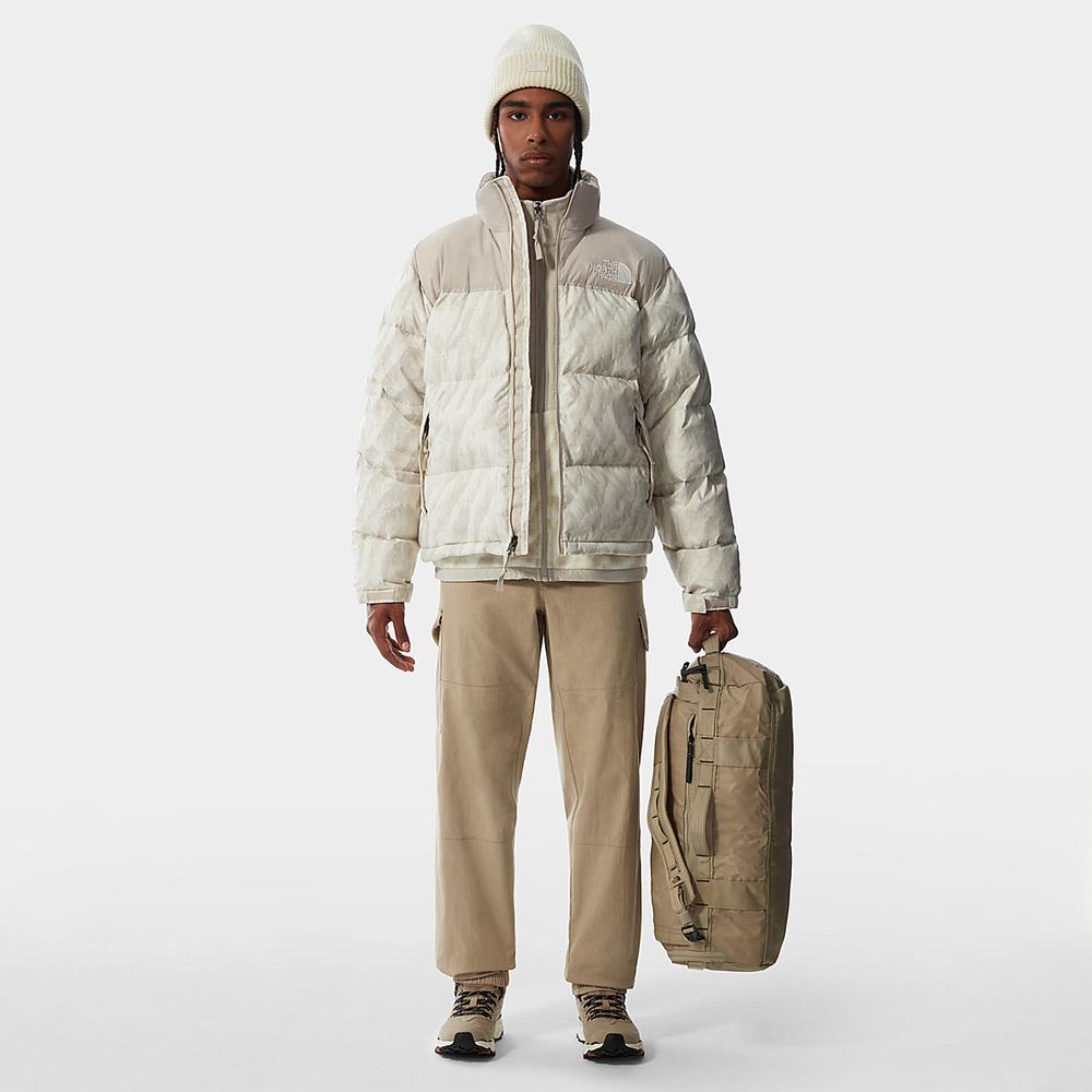 Fleece Mikiny The North Face Printed Denali 2 Panske Strieborne Siva Strieborne Siva | QNZ-457396