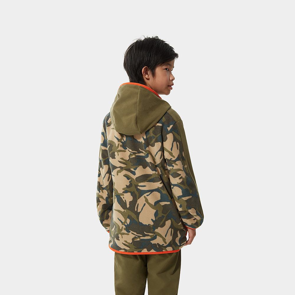 Fleece Mikiny The North Face Printed Glacier Full-Zip Chlapcenske Maskacove | RTL-035641