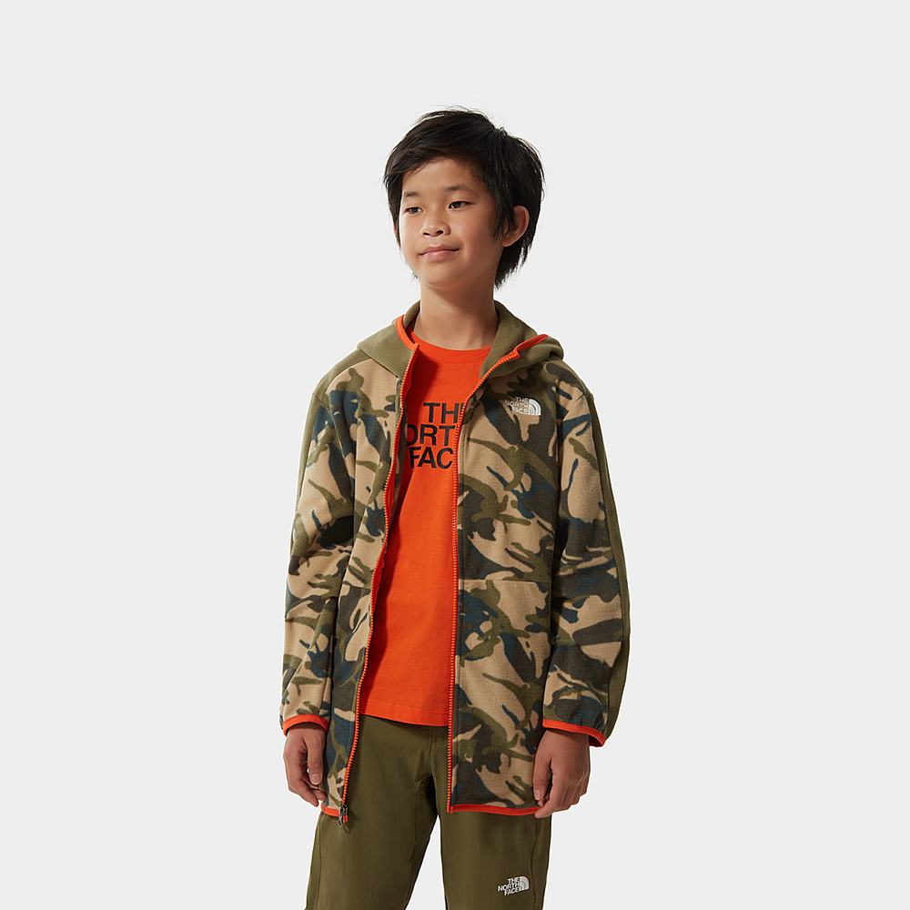 Fleece Mikiny The North Face Printed Glacier Full-Zip Chlapcenske Maskacove | RTL-035641