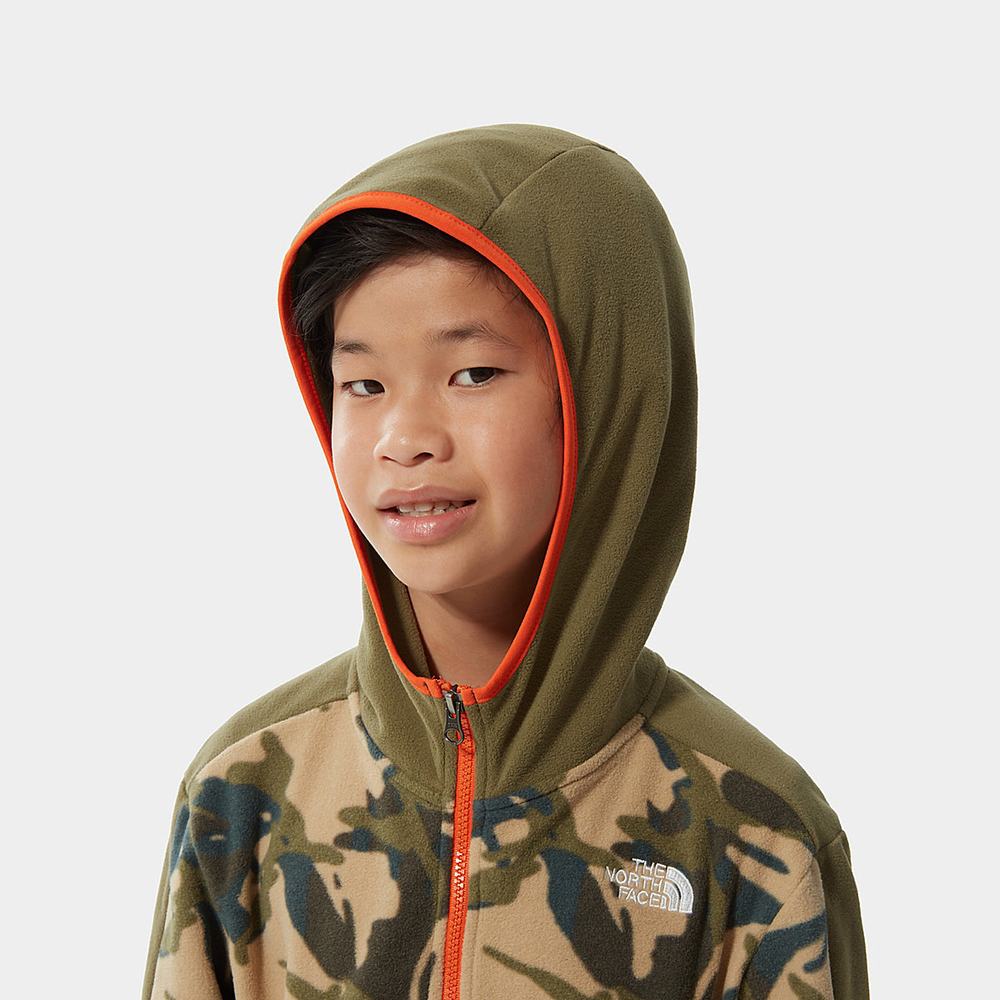 Fleece Mikiny The North Face Printed Glacier Full-Zip Chlapcenske Maskacove | RTL-035641
