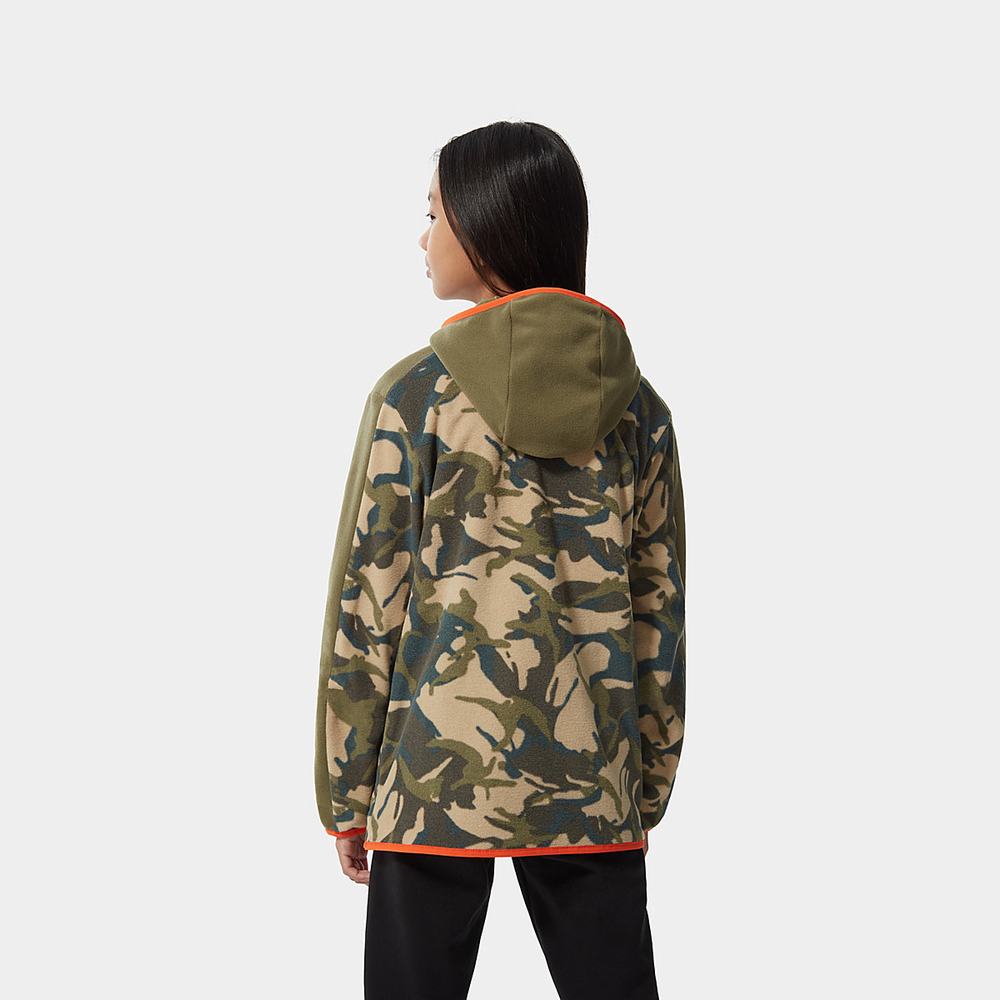 Fleece Mikiny The North Face Printed Glacier Full-Zip Chlapcenske Maskacove | RTL-035641