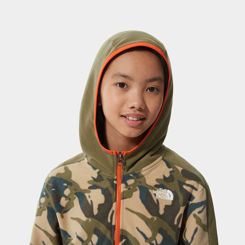 Fleece Mikiny The North Face Printed Glacier Full-Zip Chlapcenske Maskacove | RTL-035641