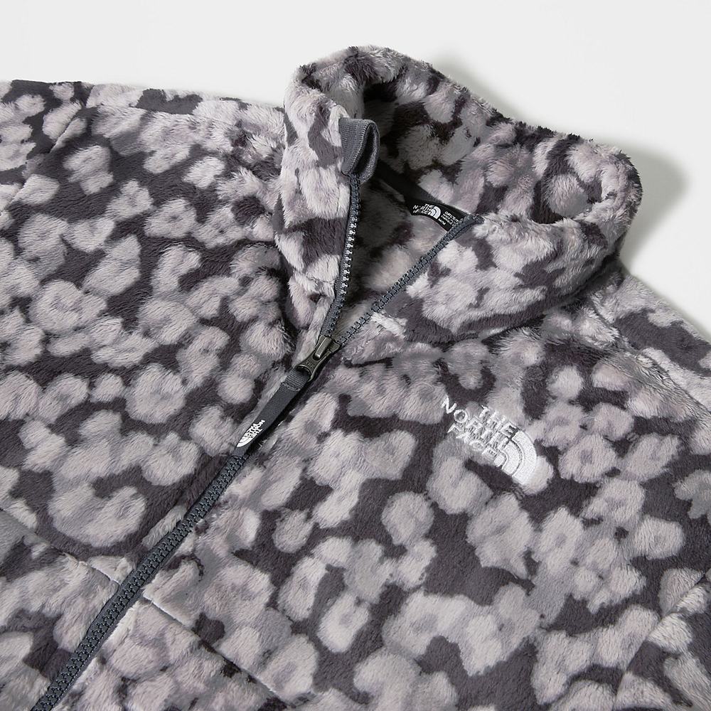 Fleece Mikiny The North Face Printed Osolita Dievcenske Siva Leopardie | GUJ-523471