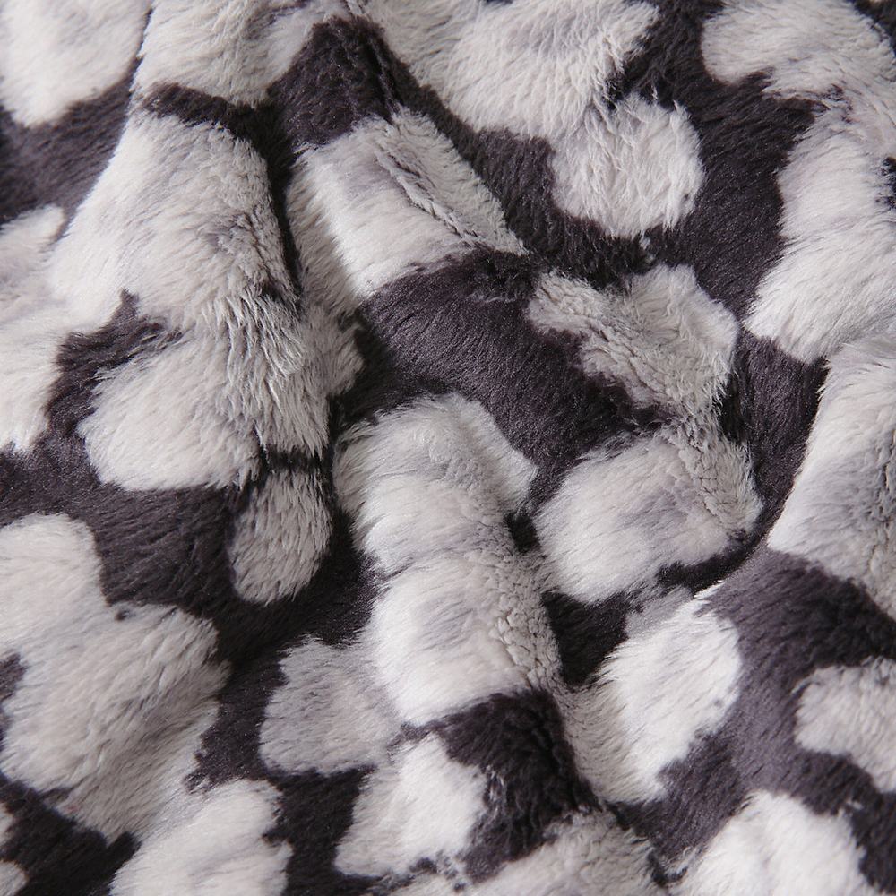 Fleece Mikiny The North Face Printed Osolita Dievcenske Siva Leopardie | GUJ-523471