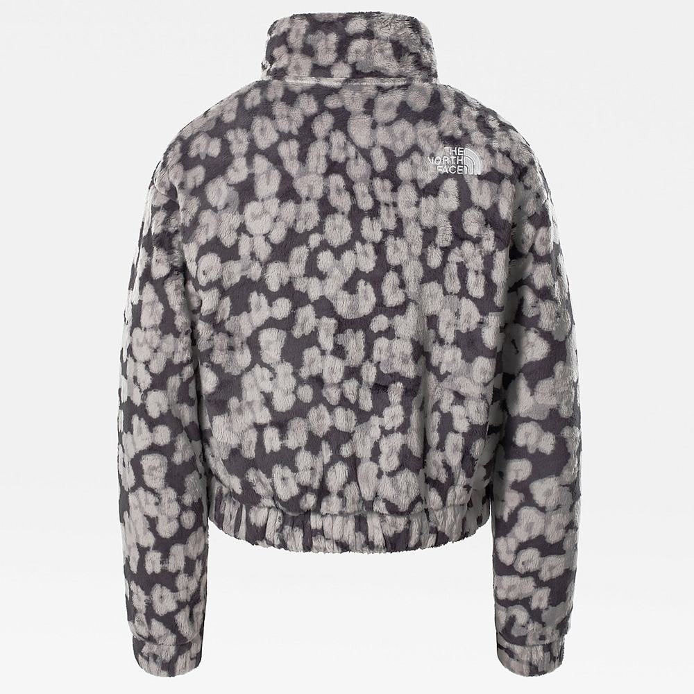 Fleece Mikiny The North Face Printed Osolita Dievcenske Siva Leopardie | GUJ-523471