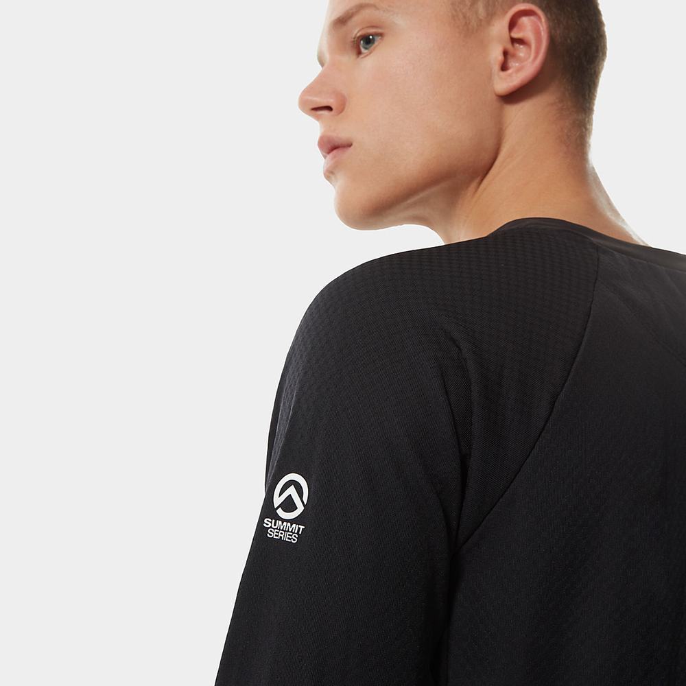 Fleece Mikiny The North Face SUMMIT SERIES™ L2 FUTUREFLEECE™ Panske Čierne | OTI-356948