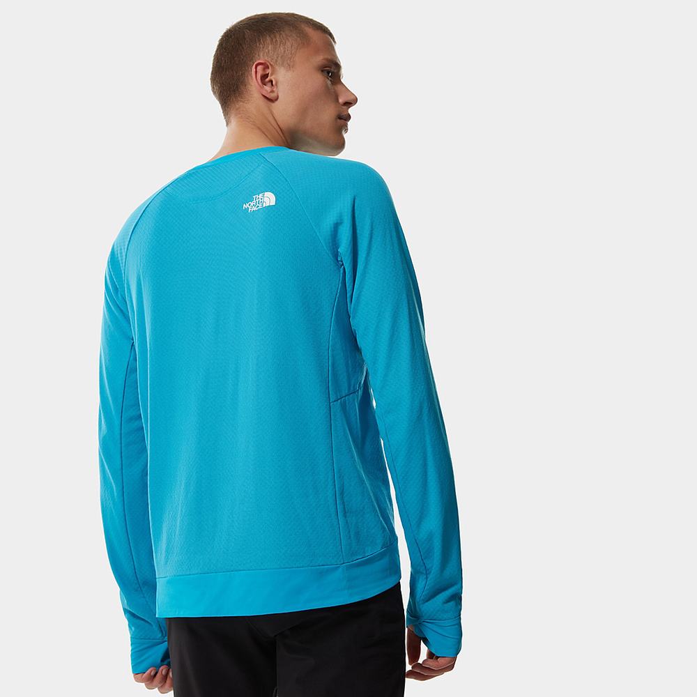 Fleece Mikiny The North Face SUMMIT SERIES™ L2 FUTUREFLEECE™ Panske Modre | QIV-896705