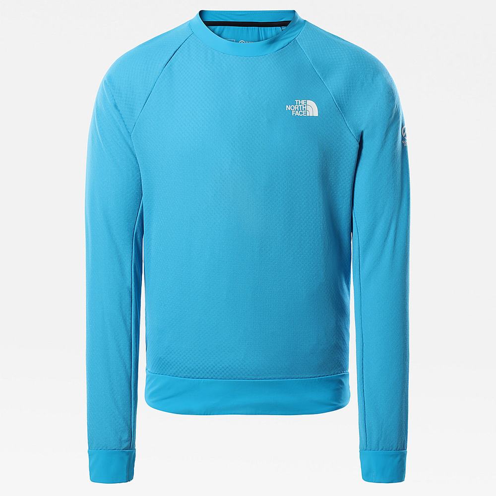 Fleece Mikiny The North Face SUMMIT SERIES™ L2 FUTUREFLEECE™ Panske Modre | QIV-896705