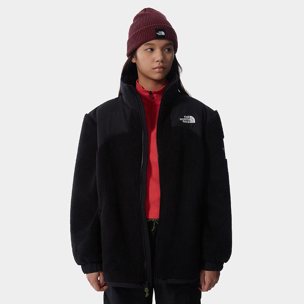 Fleece Mikiny The North Face Search and Rescue Oversize Sherpa Damske Čierne | VWS-684317