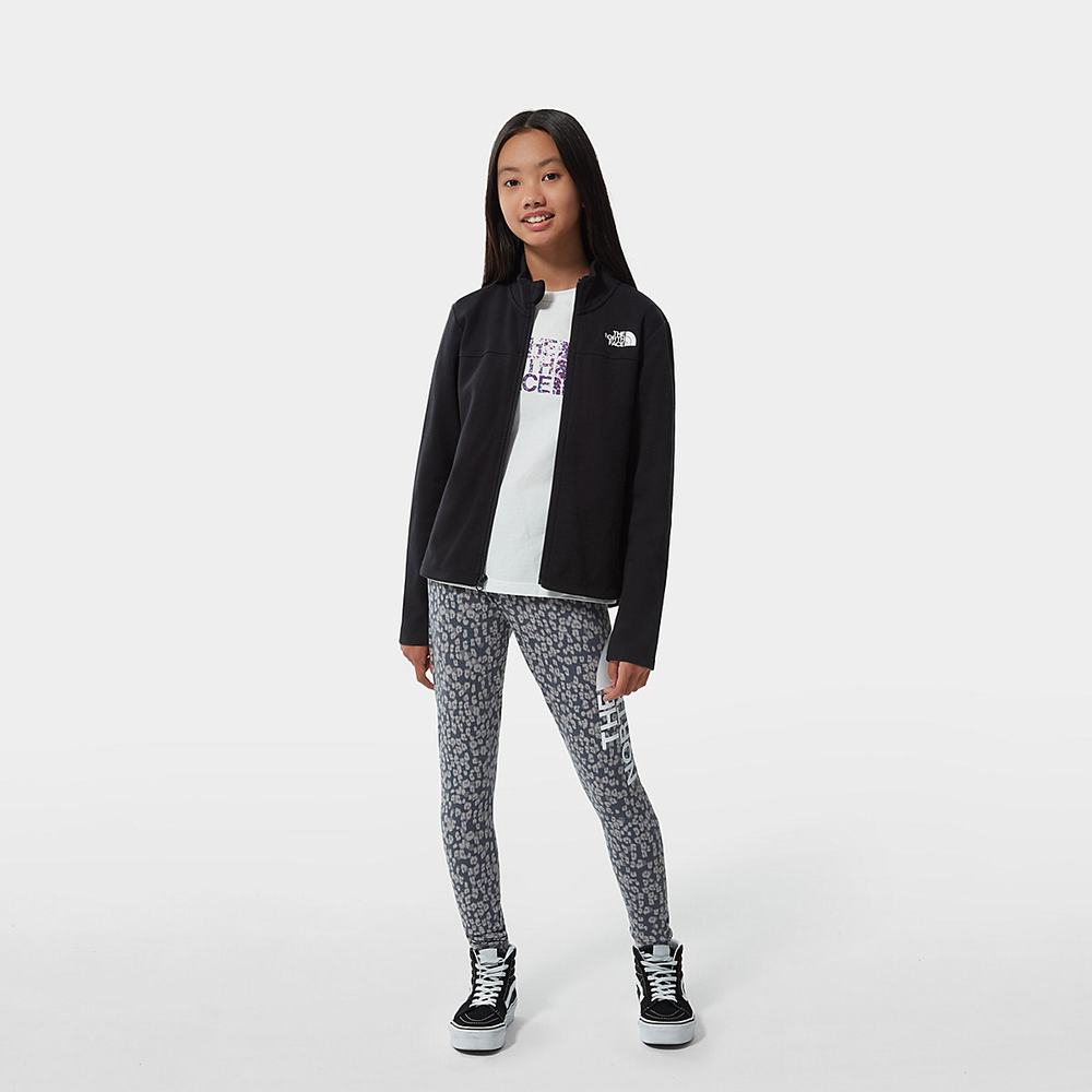 Fleece Mikiny The North Face Slacker Stredná Vrstva Dievcenske Čierne | JDZ-930671