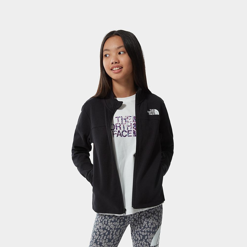 Fleece Mikiny The North Face Slacker Stredná Vrstva Dievcenske Čierne | JDZ-930671