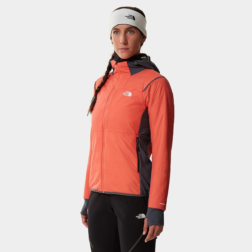 Fleece Mikiny The North Face Speedtour Ventrix S Kapucňou Damske Oranžové | AEF-807396
