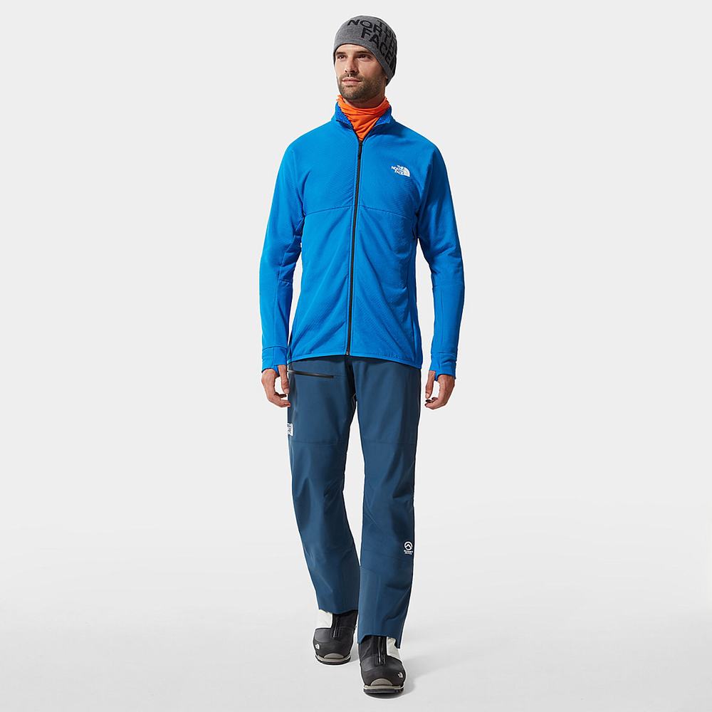 Fleece Mikiny The North Face Summit FUTUREFLEECE™ Panske Modre | SPN-628079