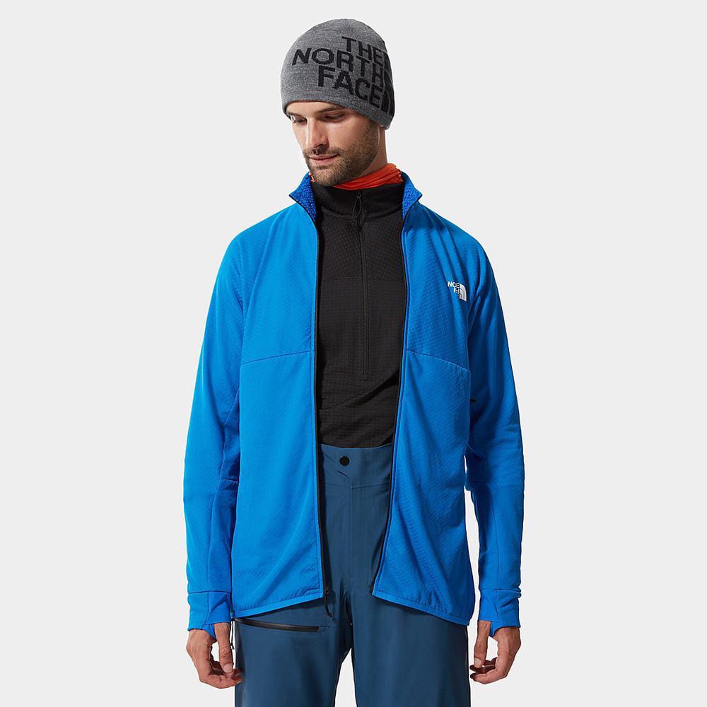Fleece Mikiny The North Face Summit FUTUREFLEECE™ Panske Modre | SPN-628079