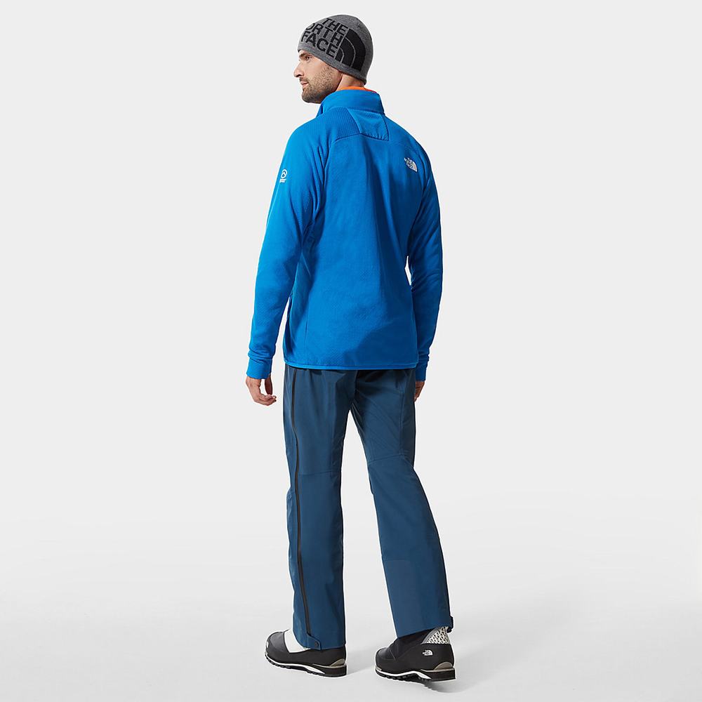 Fleece Mikiny The North Face Summit FUTUREFLEECE™ Panske Modre | SPN-628079