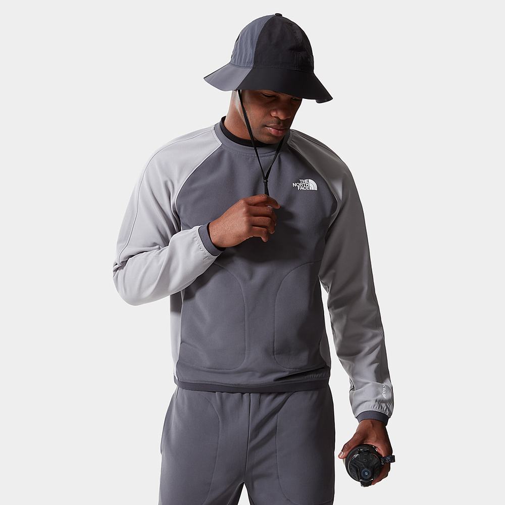 Fleece Mikiny The North Face TEKWARE FLEECE Panske Siva | OCG-094357