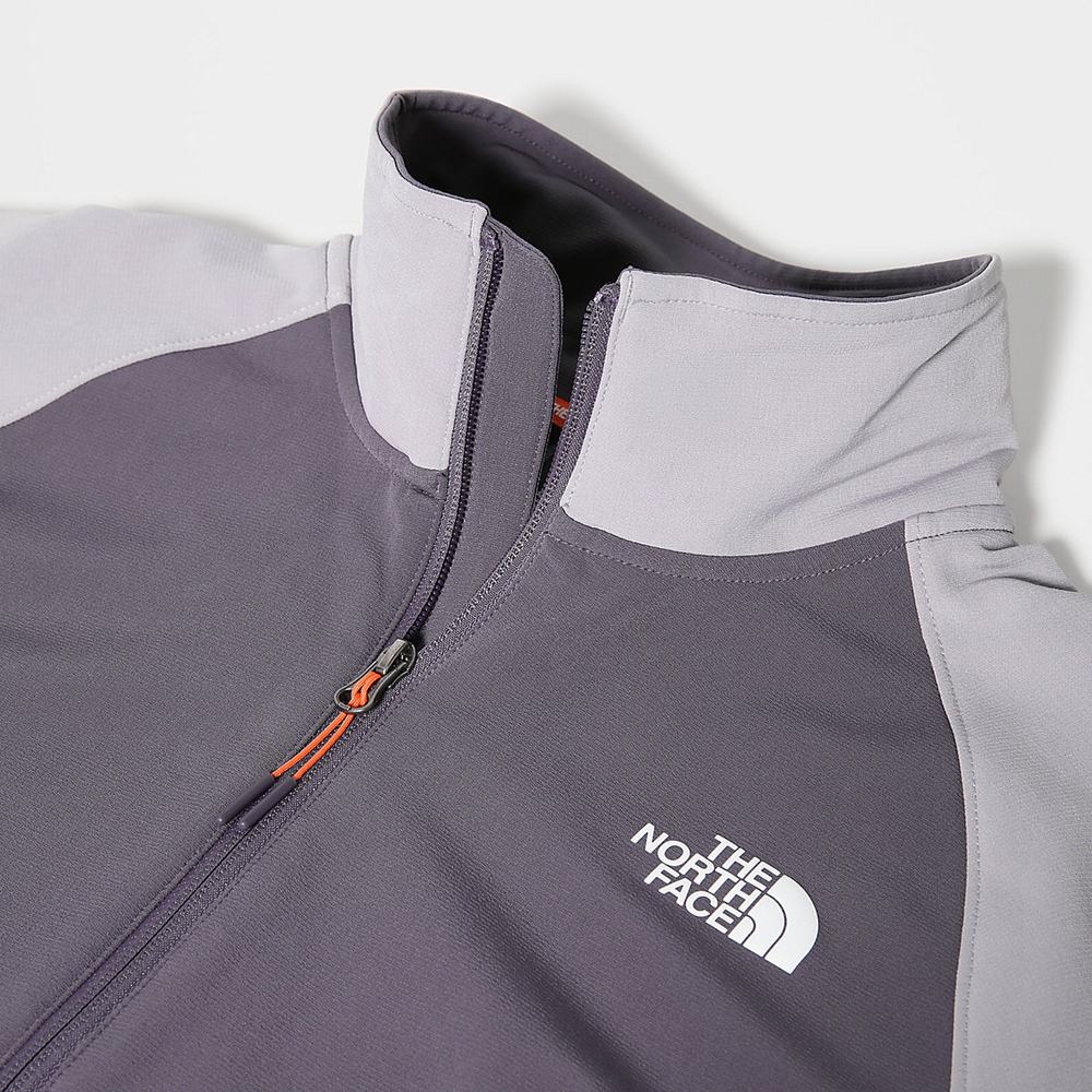 Fleece Mikiny The North Face TEKWARE ¼ ZIP Panske Siva | AHQ-630941