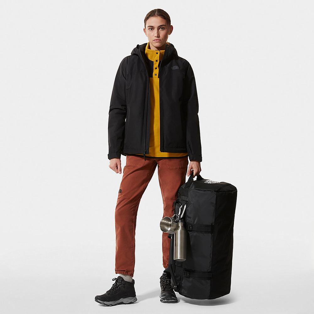 Fleece Mikiny The North Face TKA Glacier Snap-Neck Damske Žlté Čierne | MQU-601958