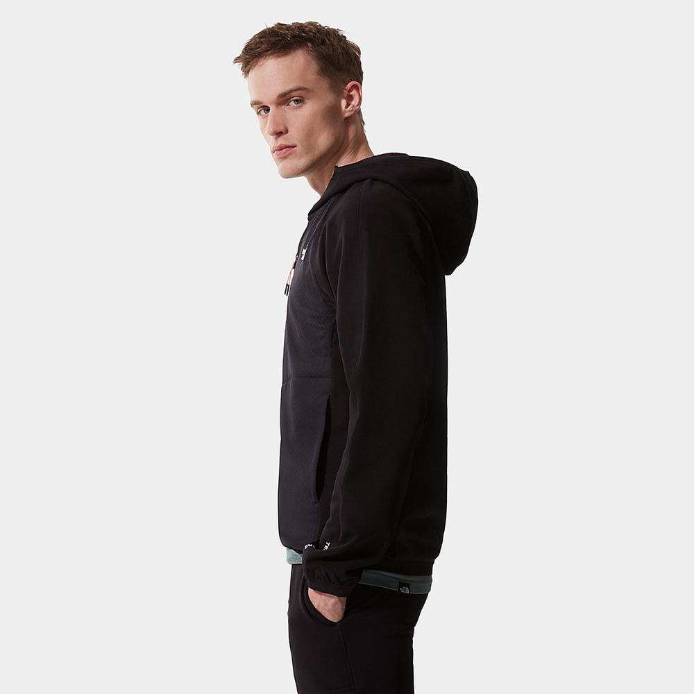 Fleece Mikiny The North Face Tekware® FUTUREFLEECE™ Panske Čierne | WYF-473916
