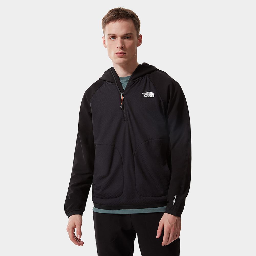 Fleece Mikiny The North Face Tekware® FUTUREFLEECE™ Panske Čierne | WYF-473916