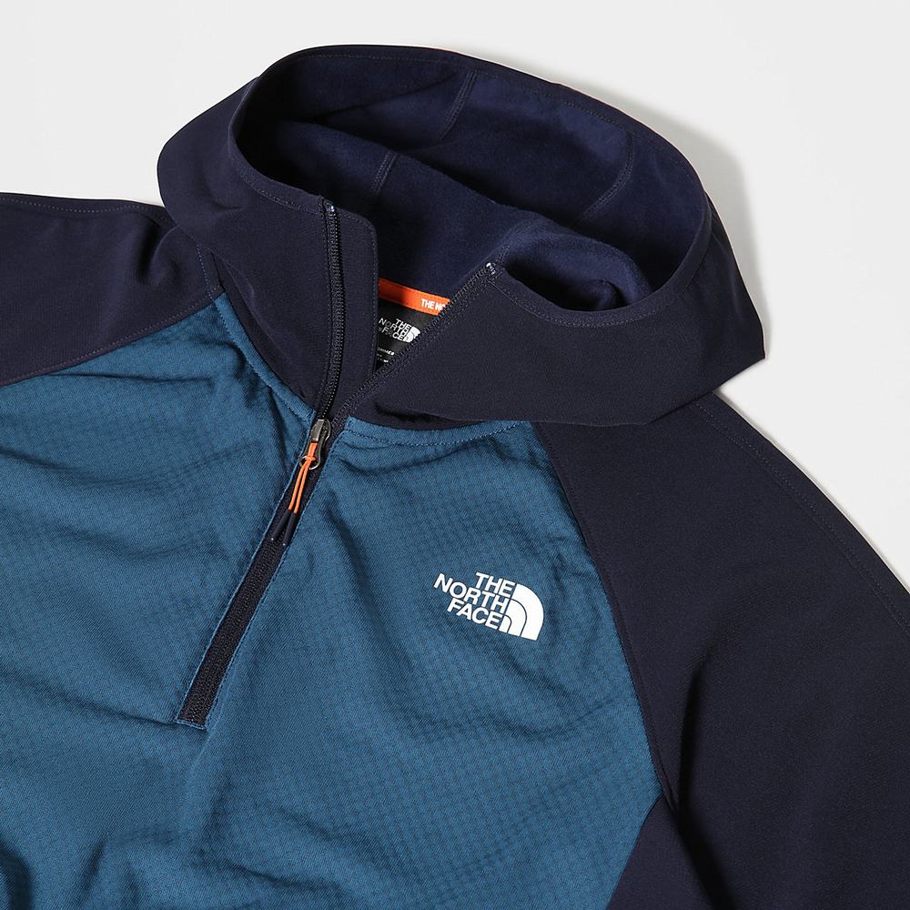 Fleece Mikiny The North Face Tekware® FUTUREFLEECE™ Panske Námornícka Modrá Modre | YMC-903548