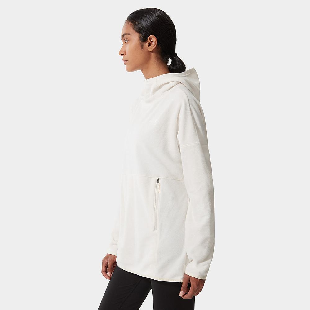 Fleece Mikiny The North Face Tka Glacier Damske Biele | IBX-795208
