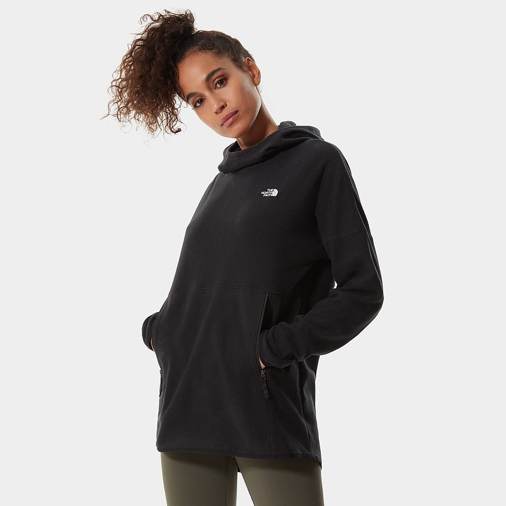 Fleece Mikiny The North Face Tka Glacier Damske Čierne | KSQ-372045