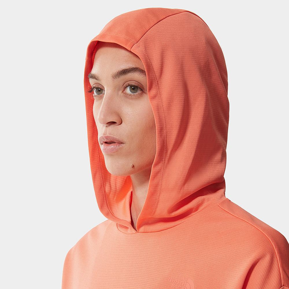 Fleece Mikiny The North Face Wander Damske Oranžové | CSP-129805