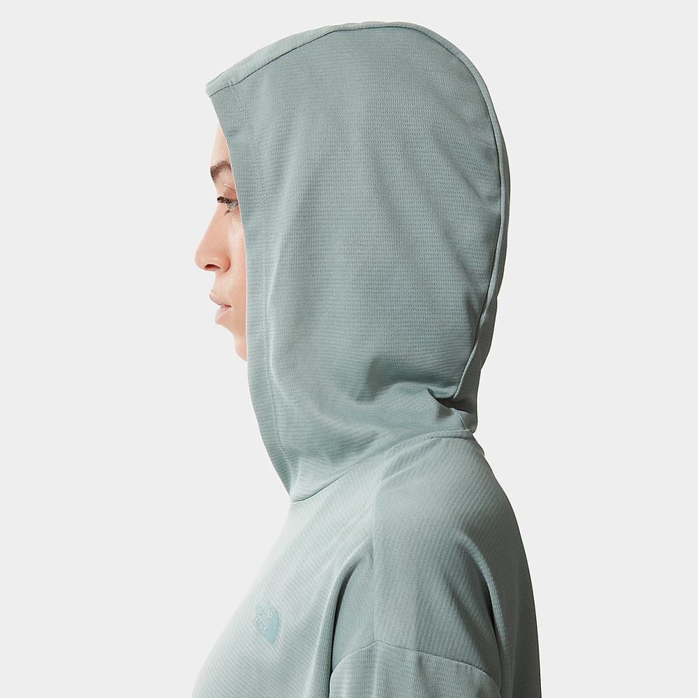 Fleece Mikiny The North Face Wander Damske Strieborne Modre | QJR-190362
