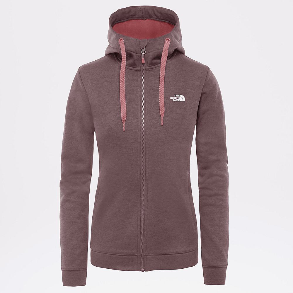 Fleece Mikiny The North Face Wenhaver Full-Zip Fleece Damske Ruzove | CWP-723819