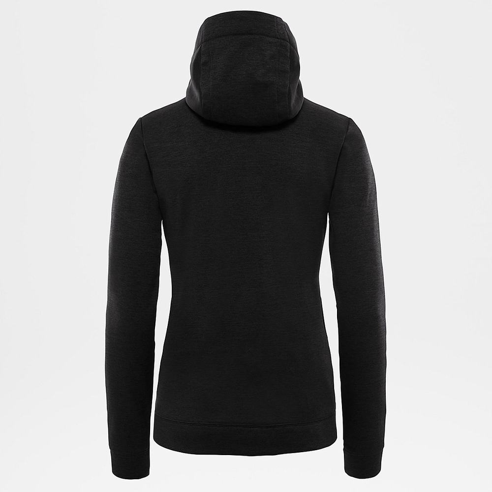 Fleece Mikiny The North Face Wenhaver Full-Zip Fleece Damske Čierne | ECD-941035