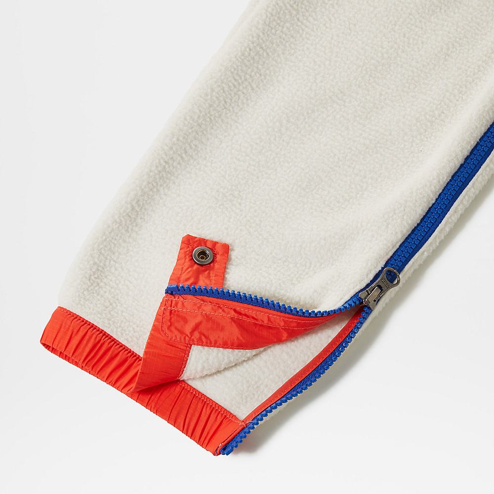 Jogger Nohavice The North Face COLOUR BLOCK FLEECE Panske Biele Modre | HDO-512904