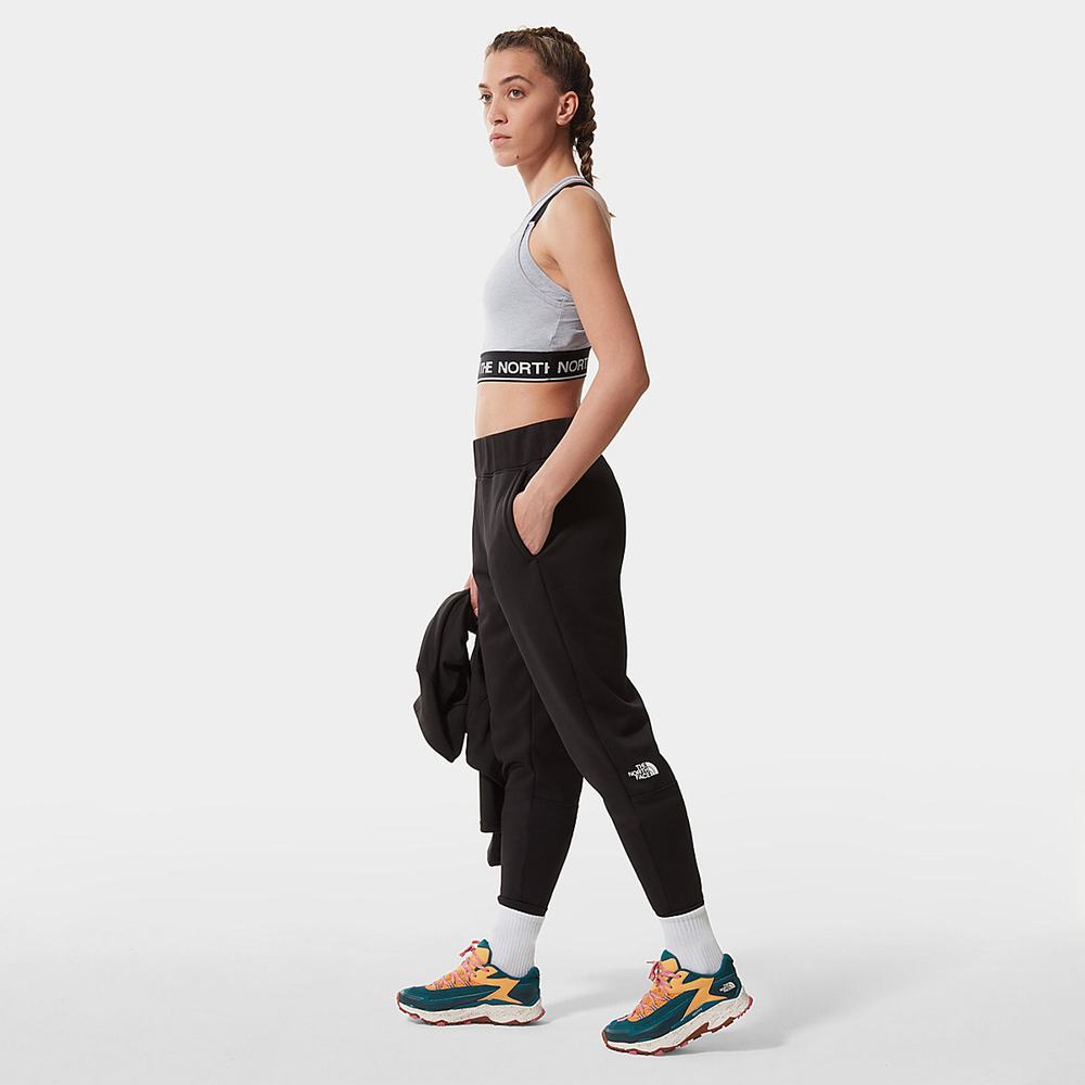 Jogger Nohavice The North Face Exploration Damske Čierne Biele | AWT-583690