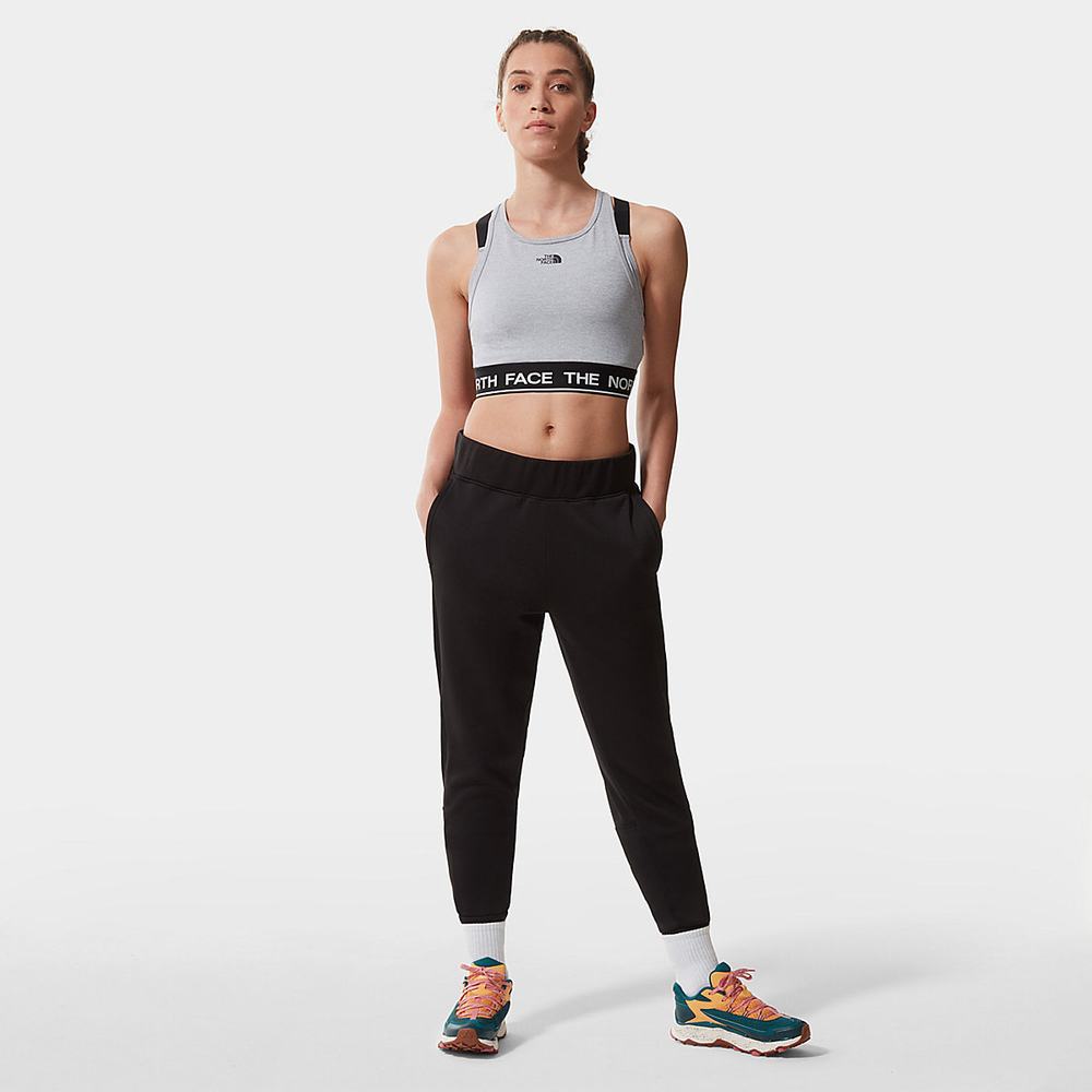 Jogger Nohavice The North Face Exploration Damske Čierne Biele | AWT-583690