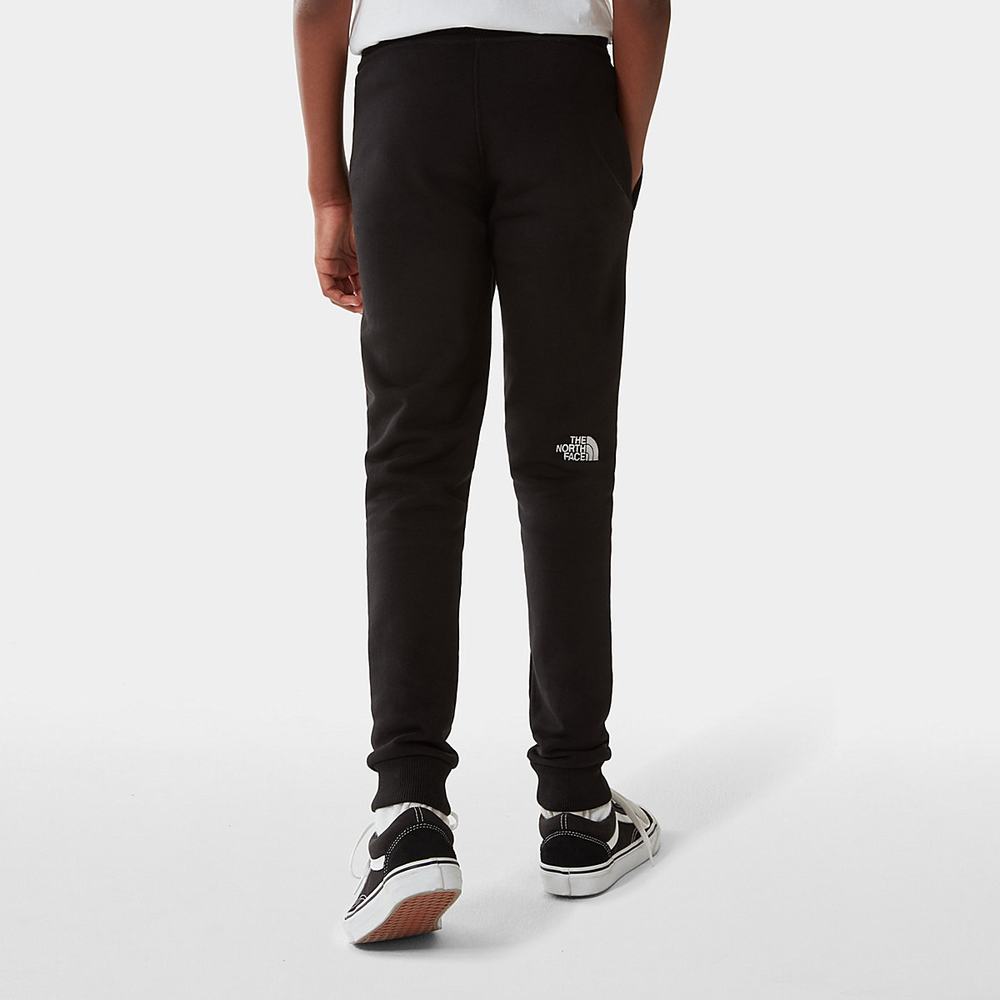 Jogger Nohavice The North Face Fleece Chlapcenske Čierne Biele | CNT-918637