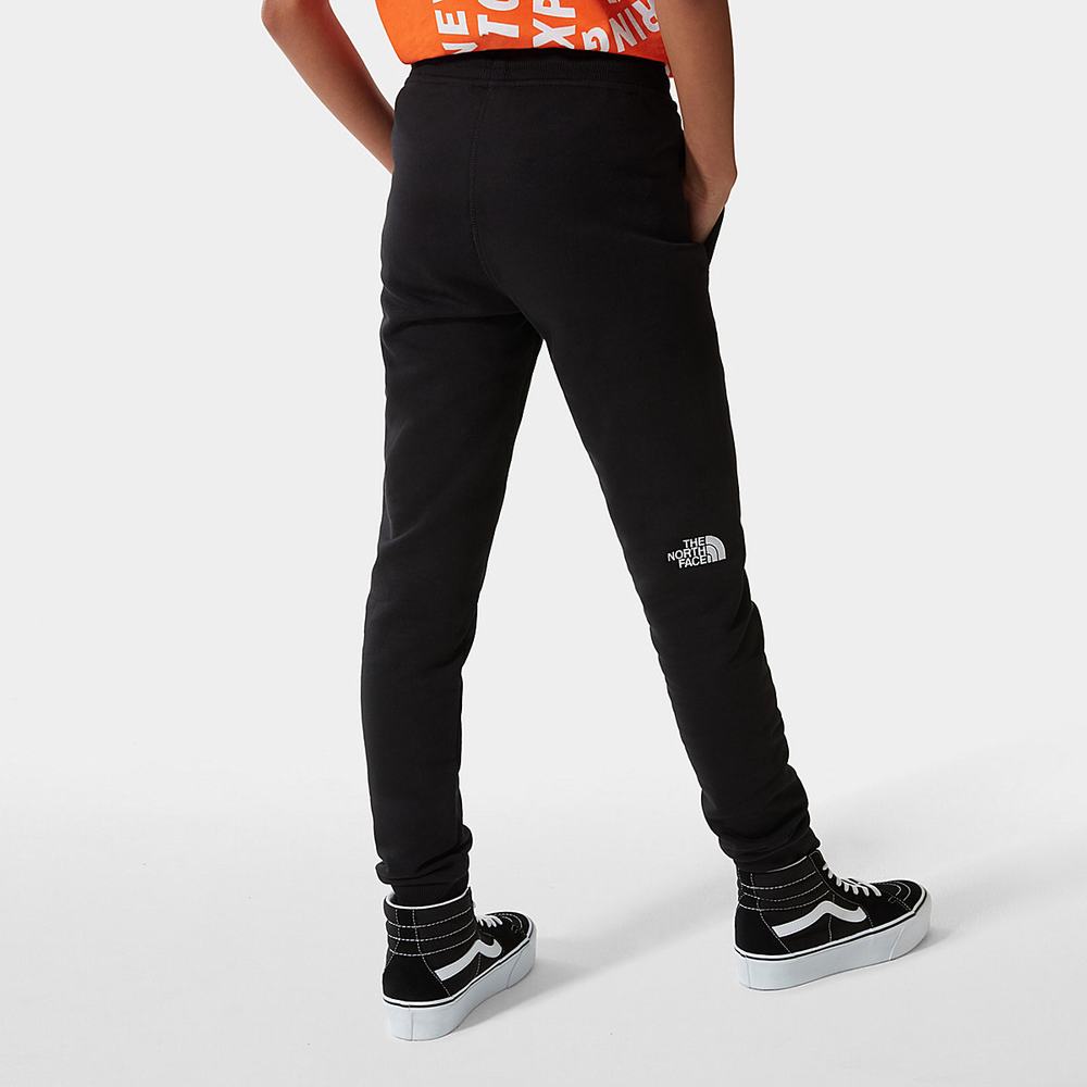 Jogger Nohavice The North Face Fleece Chlapcenske Čierne Biele | CNT-918637