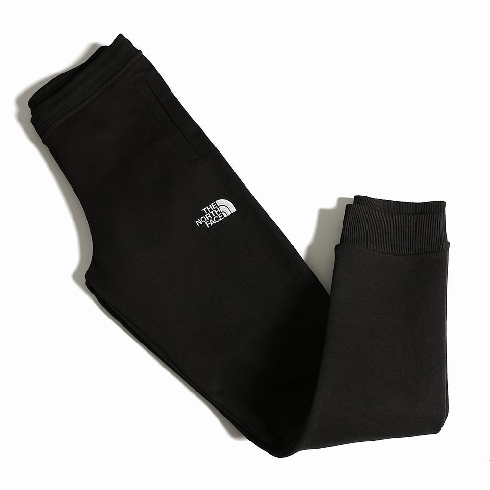 Jogger Nohavice The North Face Fleece Chlapcenske Čierne Biele | CNT-918637