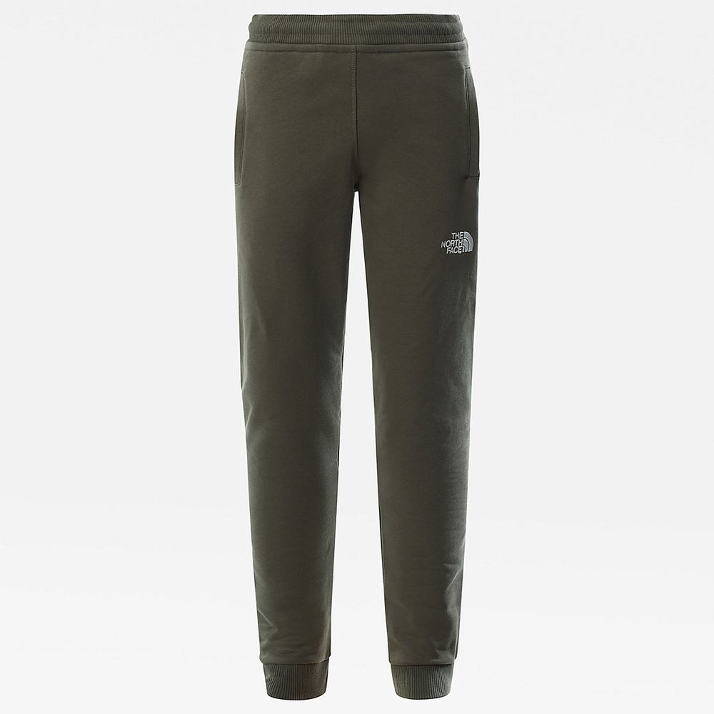 Jogger Nohavice The North Face Fleece Chlapcenske Zelene Biele | FNT-635189