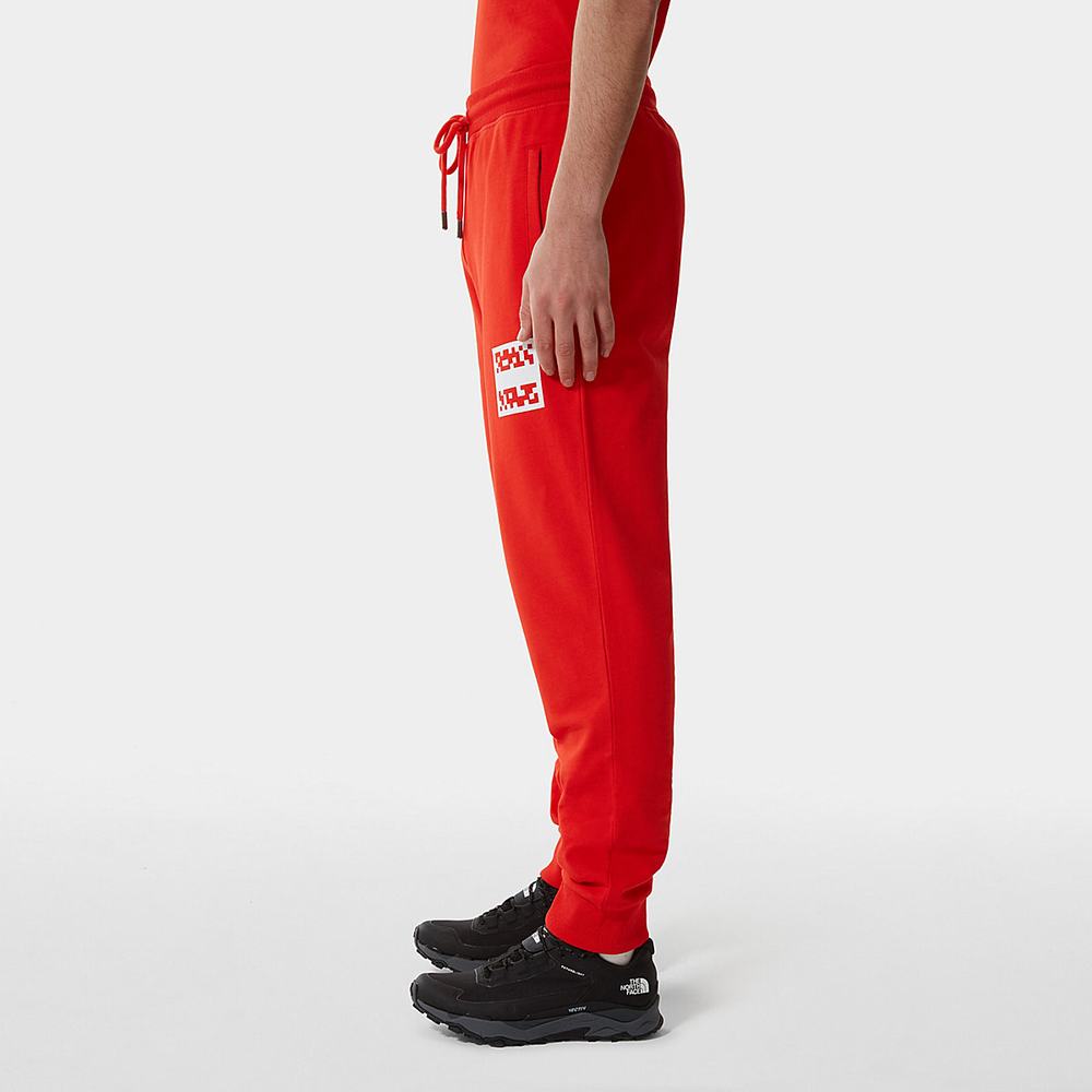 Jogger Nohavice The North Face INTERNATIONAL COLLECTION JOGGERS Panske Červené | HEC-912605