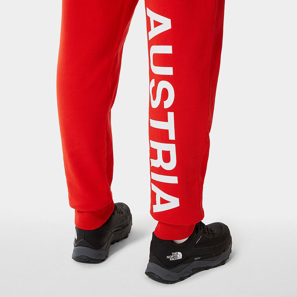 Jogger Nohavice The North Face INTERNATIONAL COLLECTION JOGGERS Panske Červené | HEC-912605